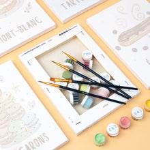 Carica l&#39;immagine nel visualizzatore di Gallery, Mini Set Dipingere con i numeri 15x20cm (6 pezzi) - Dolci Francesi