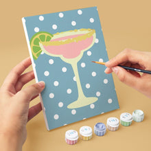 Carica l&#39;immagine nel visualizzatore di Gallery, Mini Set Dipingere con i numeri 15x20cm (6 pezzi) - Cocktail Pop Art