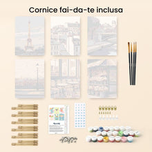 Carica l&#39;immagine nel visualizzatore di Gallery, Mini Set Dipingere con i numeri 15x20cm (6 pezzi) - Cocktail Pop Art