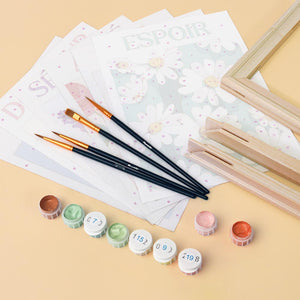 6 pezzi di pittura con i numeri, cocktail, mini pittura con i numeri, 15 x 20 cm, pittura con i numeri, per adulti e principianti, con pennello, colori acrilici (senza cornice 6 pezzi di pittura con i numeri, cocktail, mini pittura con i numeri, 15 x 20 cm, pittura con i numeri, per adulti e principianti, con pennello, colori acrilici (senza cornice