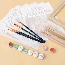Carica l'immagine nel visualizzatore di Gallery, Mini Set Dipingere con i numeri 15x20cm (6 pezzi) - Dolce Vita