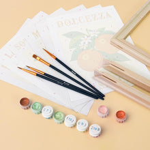 Carica l'immagine nel visualizzatore di Gallery, Mini Set Dipingere con i numeri 15x20cm (6 pezzi) - La Dolce Vita