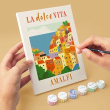 Carica l'immagine nel visualizzatore di Gallery, Mini Set Dipingere con i numeri 15x20cm (6 pezzi) - La Dolce Vita