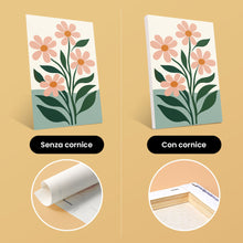 Carica l'immagine nel visualizzatore di Gallery, Mini Set Dipingere con i numeri 15x20cm (6 pezzi) - Fiori Moderni