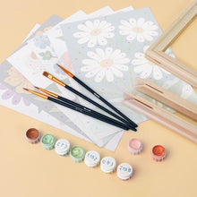 Carica l'immagine nel visualizzatore di Gallery, Mini Set Dipingere con i numeri 15x20cm (6 pezzi) - Fiori Grafici