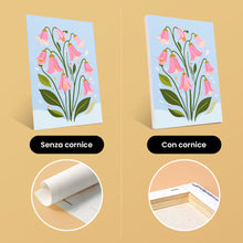 Carica l'immagine nel visualizzatore di Gallery, Mini Set Dipingere con i numeri 15x20cm (6 pezzi) - Fiori Pastello