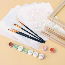 Carica l'immagine nel visualizzatore di Gallery, Mini Set Dipingere con i numeri 15x20cm (6 pezzi) - Fiori Primaverili