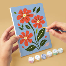 Carica l'immagine nel visualizzatore di Gallery, Mini Set Dipingere con i numeri 15x20cm (6 pezzi) - Fiori di Campo