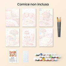 Carica l'immagine nel visualizzatore di Gallery, Mini Set Dipingere con i numeri 15x20cm (6 pezzi) - Regali d'Amore
