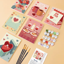 Carica l'immagine nel visualizzatore di Gallery, Mini Set Dipingere con i numeri 15x20cm (6 pezzi) - Momenti di Felicità
