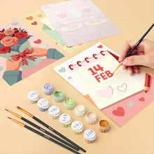 Carica l'immagine nel visualizzatore di Gallery, Mini Set Dipingere con i numeri 15x20cm (6 pezzi) - Momenti di Felicità