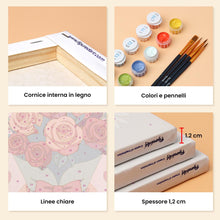 Carica l'immagine nel visualizzatore di Gallery, Mini Set Dipingere con i numeri 15x20cm (6 pezzi) - Momenti di Felicità