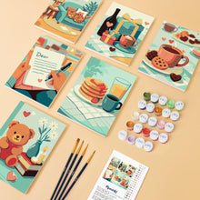 Carica l'immagine nel visualizzatore di Gallery, Mini Set Dipingere con i numeri 15x20cm (6 pezzi) - Pensieri d'Amore