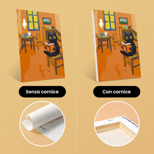 Carica l'immagine nel visualizzatore di Gallery, Mini Set Dipingere con i numeri 15x20cm (6 pezzi) - Gatto Stile Van Gogh