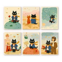 Carica l'immagine nel visualizzatore di Gallery, Mini Set Dipingere con i numeri 15x20cm (6 pezzi) - Gattino Figured'Art