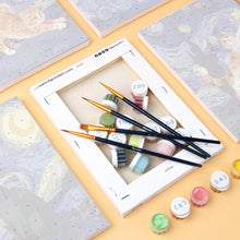 Carica l'immagine nel visualizzatore di Gallery, Mini Set Dipingere con i numeri 15x20cm (6 pezzi) - Gatti Notte Stellata