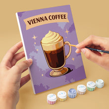 Carica l'immagine nel visualizzatore di Gallery, Mini Set Dipingere con i numeri 15x20cm (6 pezzi) - Caffè del Mondo