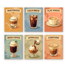 Carica l'immagine nel visualizzatore di Gallery, Mini Set Dipingere con i numeri 15x20cm (6 pezzi) - Caffè Speciali Figured'Art