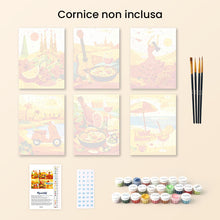 Carica l'immagine nel visualizzatore di Gallery, Mini Set Dipingere con i numeri 15x20cm (6 pezzi) - Spagna Vibrante