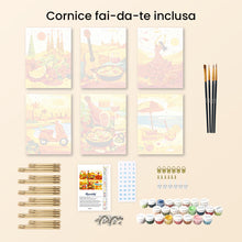 Carica l'immagine nel visualizzatore di Gallery, Mini Set Dipingere con i numeri 15x20cm (6 pezzi) - Spagna Vibrante