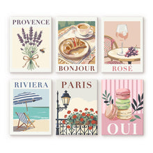 Carica l'immagine nel visualizzatore di Gallery, Mini Set Dipingere con i numeri 15x20cm (6 pezzi) - Francia Chic Figured'Art