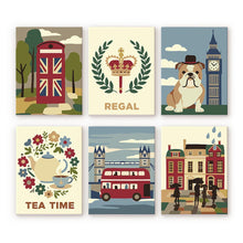 Carica l'immagine nel visualizzatore di Gallery, Mini Set Dipingere con i numeri 15x20cm (6 pezzi) - Fascino Britannico Figured'Art