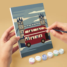 Carica l'immagine nel visualizzatore di Gallery, Mini Set Dipingere con i numeri 15x20cm (6 pezzi) - Fascino Britannico