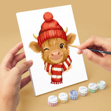 Carica l'immagine nel visualizzatore di Gallery, Mini Set Dipingere con i numeri 15x20cm (6 pezzi) - Teneri Campagnoli