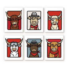 Carica l'immagine nel visualizzatore di Gallery, Mini Set Dipingere con i numeri 15x20cm (6 pezzi) - La Squadra Muu Figured'Art