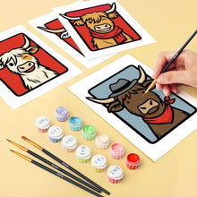 Carica l'immagine nel visualizzatore di Gallery, Mini Set Dipingere con i numeri 15x20cm (6 pezzi) - La Squadra Muu