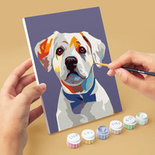 Carica l'immagine nel visualizzatore di Gallery, Mini Set Dipingere con i numeri 15x20cm (6 pezzi) - Ritratti Moderni di Cani 1