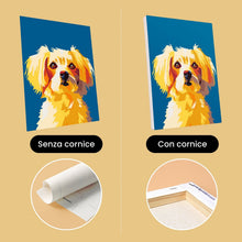 Carica l'immagine nel visualizzatore di Gallery, Mini Set Dipingere con i numeri 15x20cm (6 pezzi) - Ritratti Moderni di Cani 1