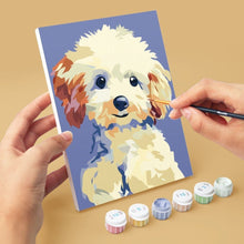Carica l'immagine nel visualizzatore di Gallery, Mini Set Dipingere con i numeri 15x20cm (6 pezzi) - Ritratti Moderni di Cani 2