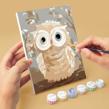 Carica l'immagine nel visualizzatore di Gallery, Mini Set Dipingere con i numeri 15x20cm (6 pezzi) - Ritratti del Bosco 2