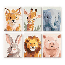 Carica l'immagine nel visualizzatore di Gallery, Mini Set Dipingere con i numeri 15x20cm (6 pezzi) - Ritratti della Natura 2 Figured'Art