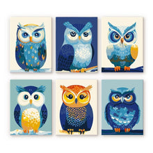 Carica l'immagine nel visualizzatore di Gallery, Mini Set Dipingere con i numeri 15x20cm (6 pezzi) - Guardiani della Notte Figured'Art