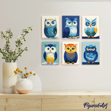Carica l'immagine nel visualizzatore di Gallery, Mini Set Dipingere con i numeri 15x20cm (6 pezzi) - Guardiani della Notte