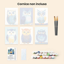 Carica l'immagine nel visualizzatore di Gallery, Mini Set Dipingere con i numeri 15x20cm (6 pezzi) - Guardiani della Notte