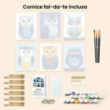 Carica l'immagine nel visualizzatore di Gallery, Mini Set Dipingere con i numeri 15x20cm (6 pezzi) - Guardiani della Notte