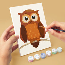 Carica l'immagine nel visualizzatore di Gallery, Mini Set Dipingere con i numeri 15x20cm (6 pezzi) - Guardiani della Foresta