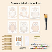 Carica l'immagine nel visualizzatore di Gallery, Mini Set Dipingere con i numeri 15x20cm (6 pezzi) - Guardiani della Foresta
