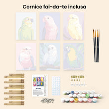 Carica l'immagine nel visualizzatore di Gallery, Mini Set Dipingere con i numeri 15x20cm (6 pezzi) - Melodia della Giungla