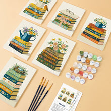 Carica l'immagine nel visualizzatore di Gallery, Mini Set Dipingere con i numeri 15x20cm (6 pezzi) - Petali e Pagine