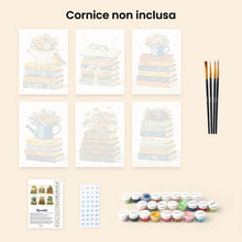Carica l'immagine nel visualizzatore di Gallery, Mini Set Dipingere con i numeri 15x20cm (6 pezzi) - Petali e Pagine