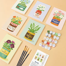 Carica l'immagine nel visualizzatore di Gallery, Mini Set Dipingere con i numeri 15x20cm (6 pezzi) - Dispensa Fiorita