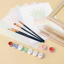 Carica l'immagine nel visualizzatore di Gallery, Mini Set Dipingere con i numeri 15x20cm (6 pezzi) - Giardino in Barattolo