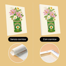 Carica l'immagine nel visualizzatore di Gallery, Mini Set Dipingere con i numeri 15x20cm (6 pezzi) - Bottiglie Fiorite