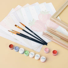 Carica l'immagine nel visualizzatore di Gallery, Mini Set Dipingere con i numeri 15x20cm (6 pezzi) - Frutti Estivi