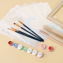 Carica l'immagine nel visualizzatore di Gallery, Mini Set Dipingere con i numeri 15x20cm (6 pezzi) - Vibes Estive Retrò