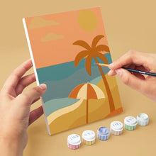 Carica l'immagine nel visualizzatore di Gallery, Mini Set Dipingere con i numeri 15x20cm (6 pezzi) - Vibes Estive Retrò